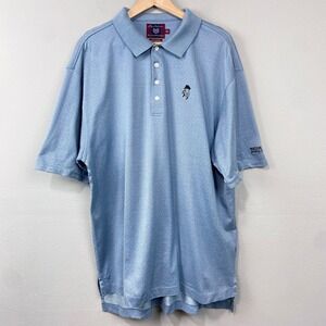 Vintage Byron‎ Nelson Eleven Straight Golf Polo Shirt Size XL Cotton Pique Knit